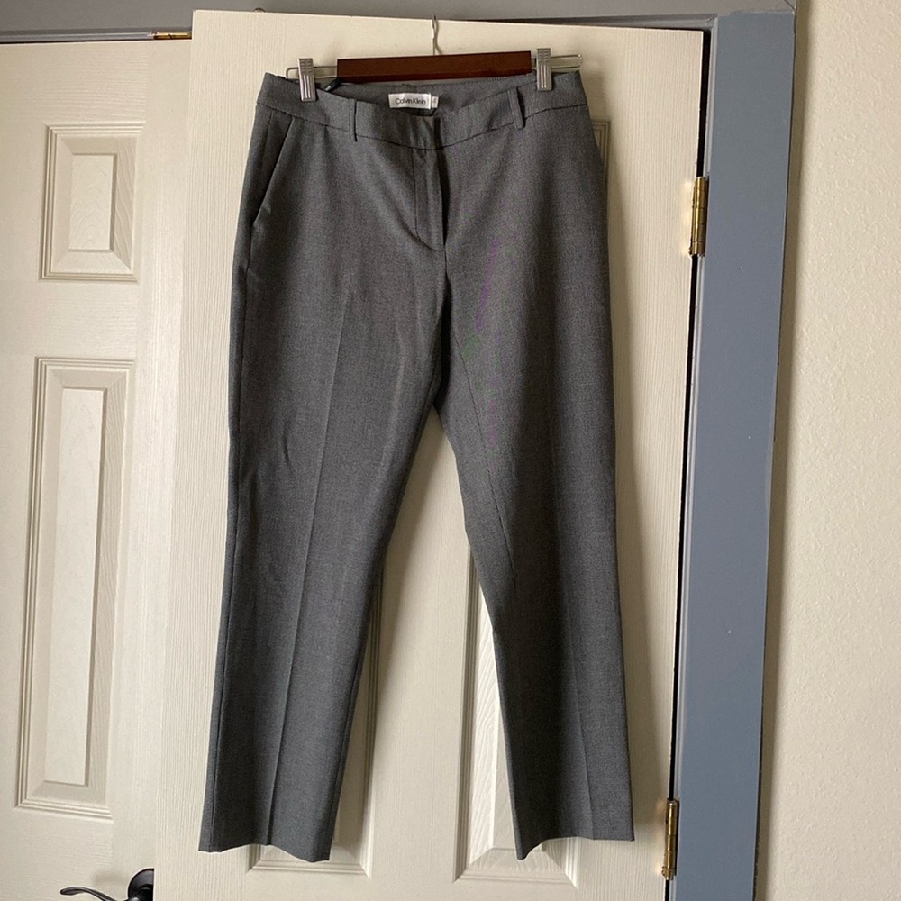 Calvin Klein Suit Pant Charcoal Size 4